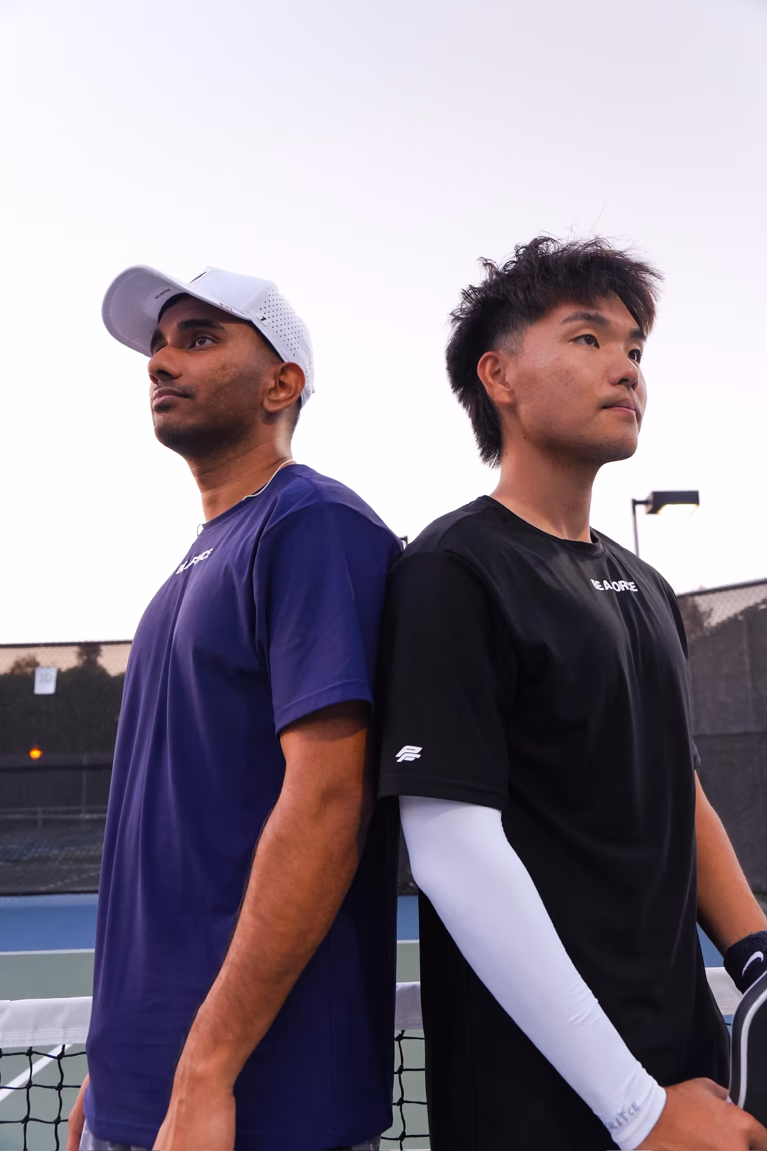 Pickleball Player Action Shot