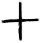 Hand drawn cross