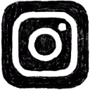 The Instagram logo, hand drawn