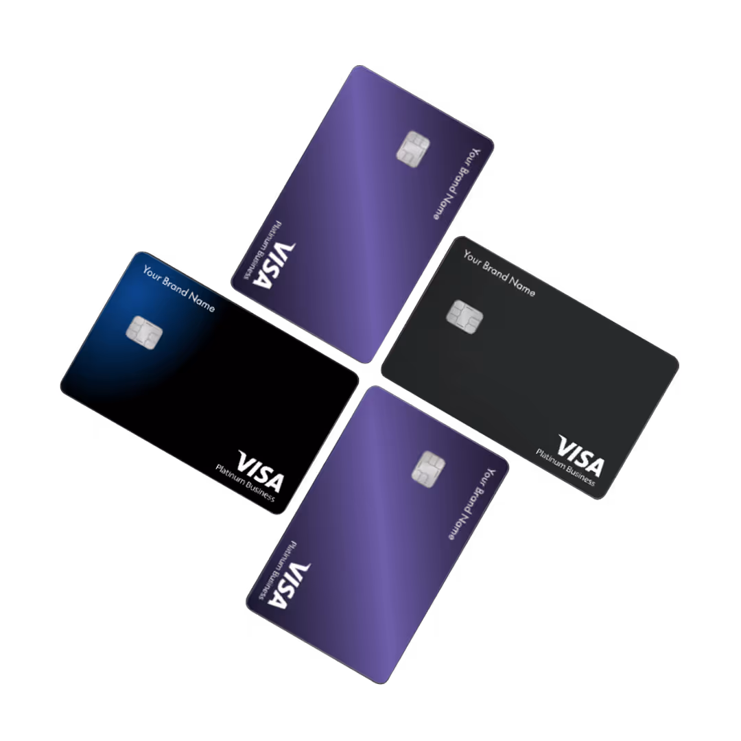 unbranded cards stack