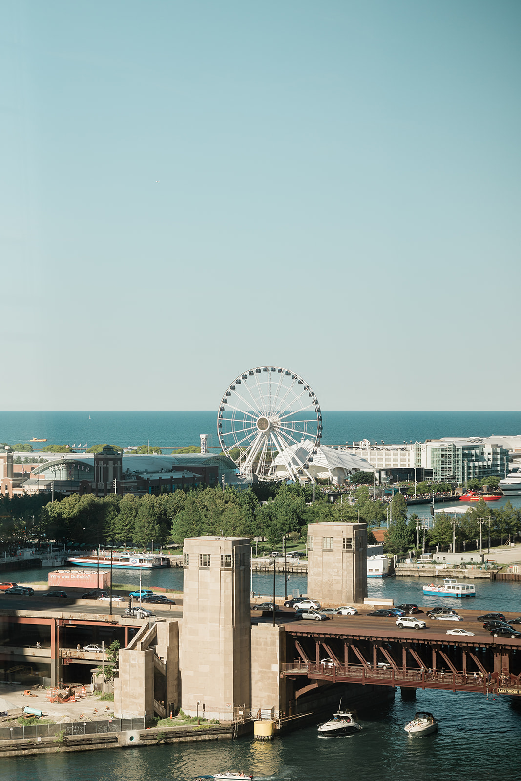 Photo of Navy Pier from a distance