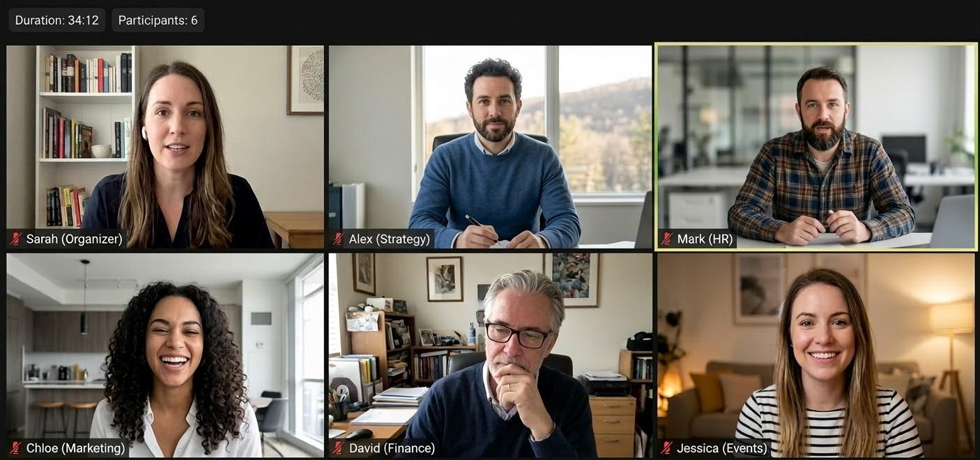 Schedule listing dining and activity events in London with times and locations including breakfast at The Drawing Room, private tours, lunch at The Westminster Arms, and dinner at Gymkhana.