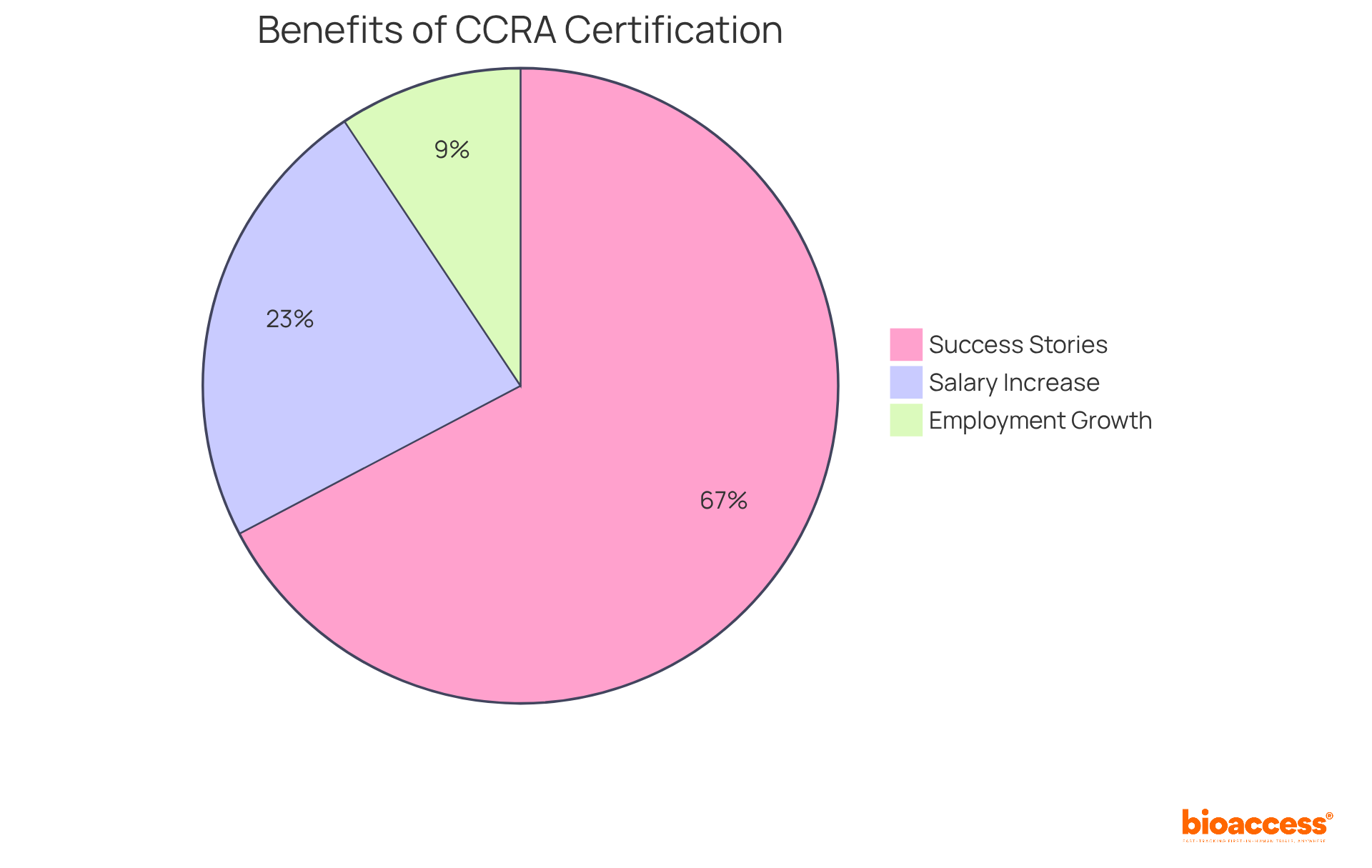 Each slice of the pie shows a major benefit of obtaining the Global CCRA certification. A larger slice indicates a greater impact, helping you understand why this certification is so valuable for your career. Each slice of the pie shows a major benefit of obtaining the Global CCRA certification. A larger slice indicates a greater impact, helping you understand why this certification is so valuable for your career.