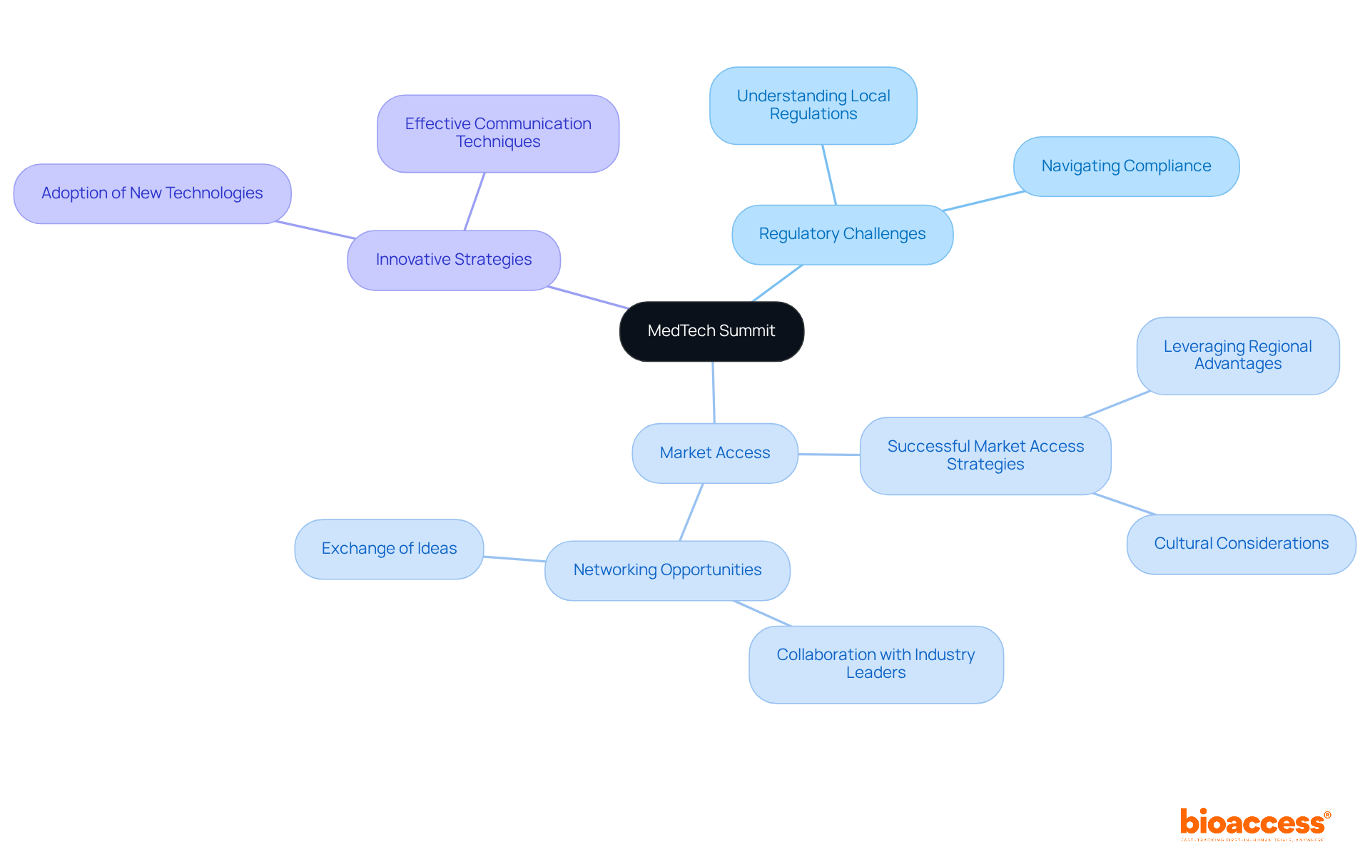 The central node represents the summit itself, while the branches show the main topics covered at the event. Follow the branches to explore how each topic relates to the overall insights and strategies discussed.