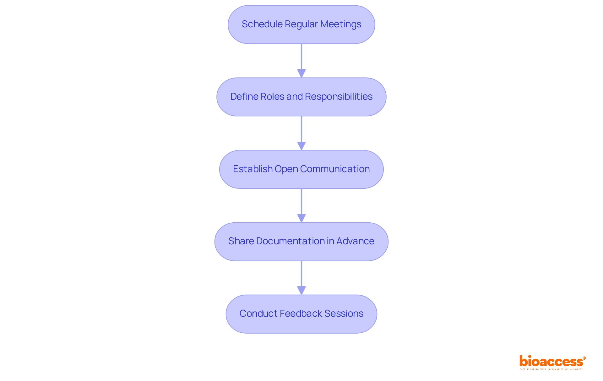 Each box represents a key step in preparing for an audit. Follow the arrows to see how each step builds on the previous one, leading to a successful evaluation process.