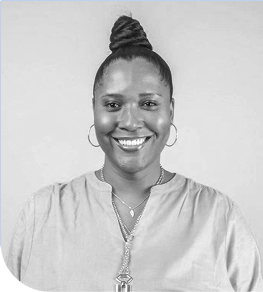 Portrait of Dr. Tatyana Moaton, former TJFP Grantmaking Fellow and
CEO of Envision Consulting