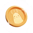 Coin with a Llama that has a unicorn horn on it's head