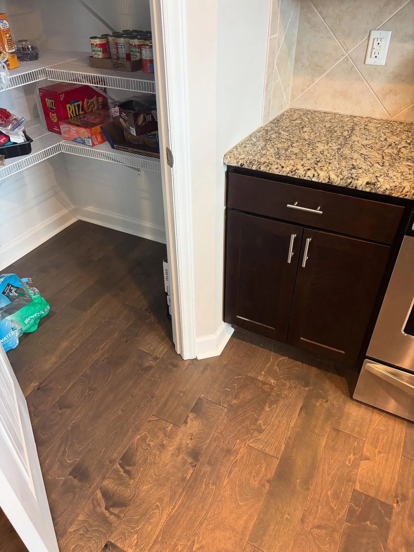 An after photo showing a floor renovation completed by Lee Brothers Construction