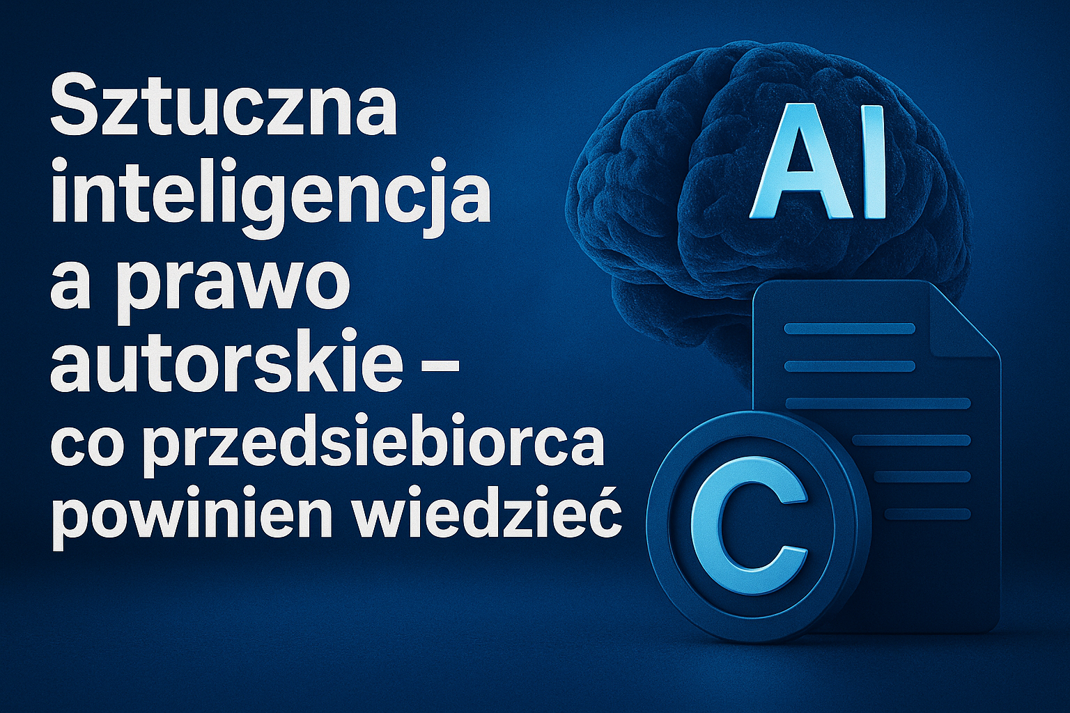 Sztuczna inteligencja, a prawo autorskie - co przedsiębiorca powinien wiedzieć
