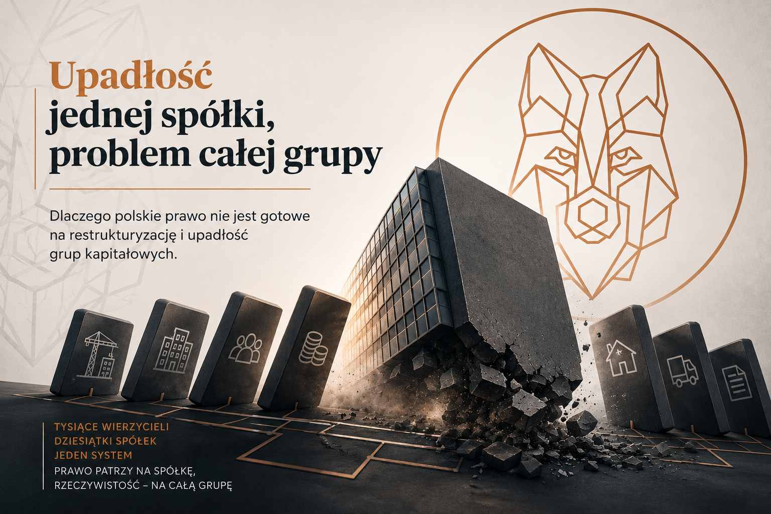 Upadłość jednej spółki, problem całej grupy