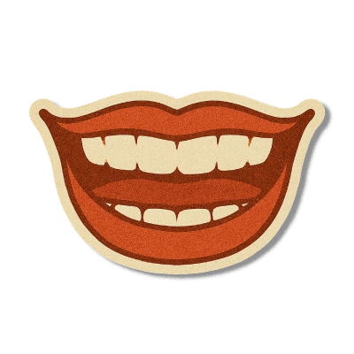 vignette bouche sourire illustrant le nombre de sourires obtenus