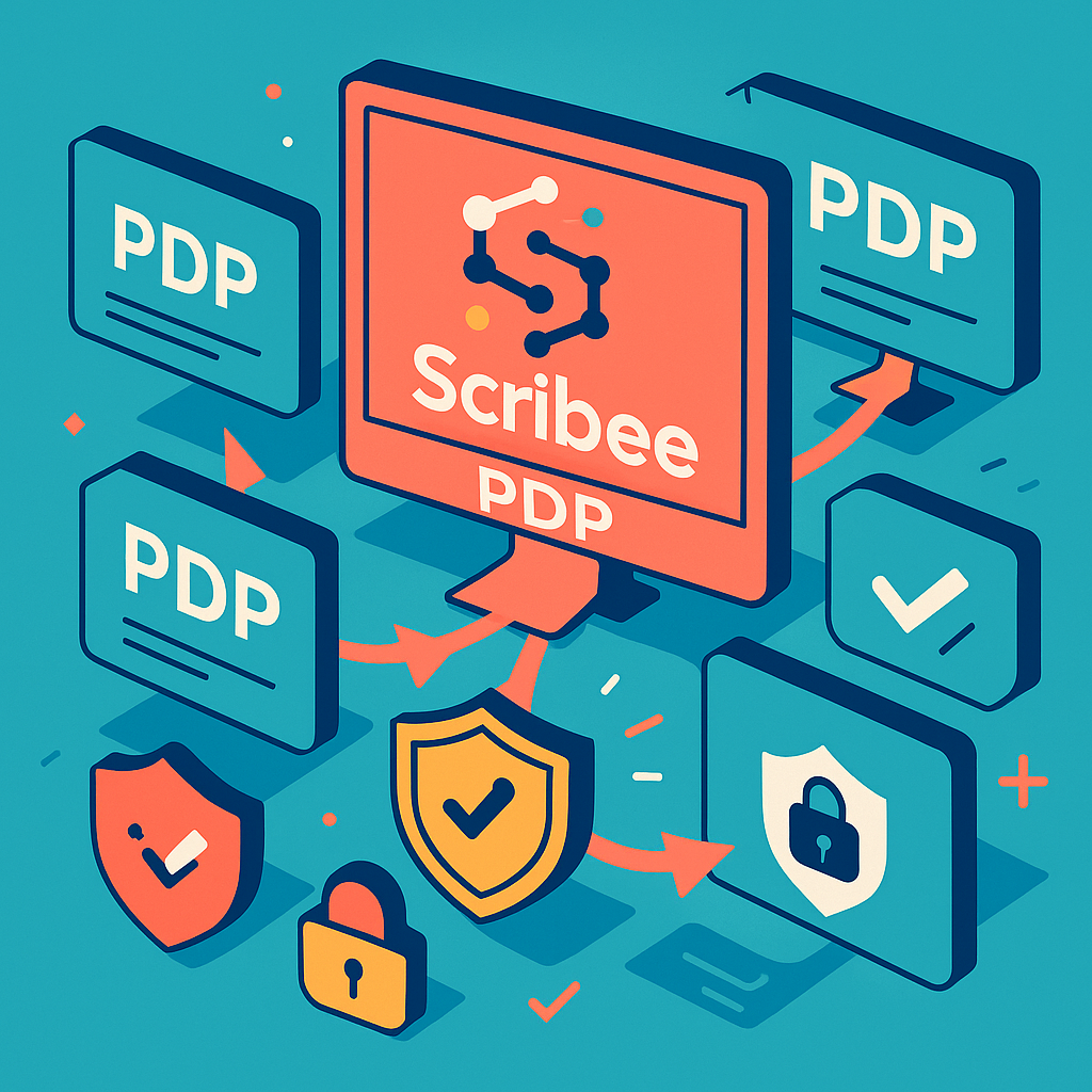 Entrepreneur comparant différentes plateformes PDP avec critères de sélection et certifications