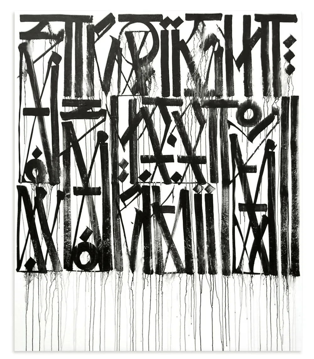 Commissioned artwork — RETNA