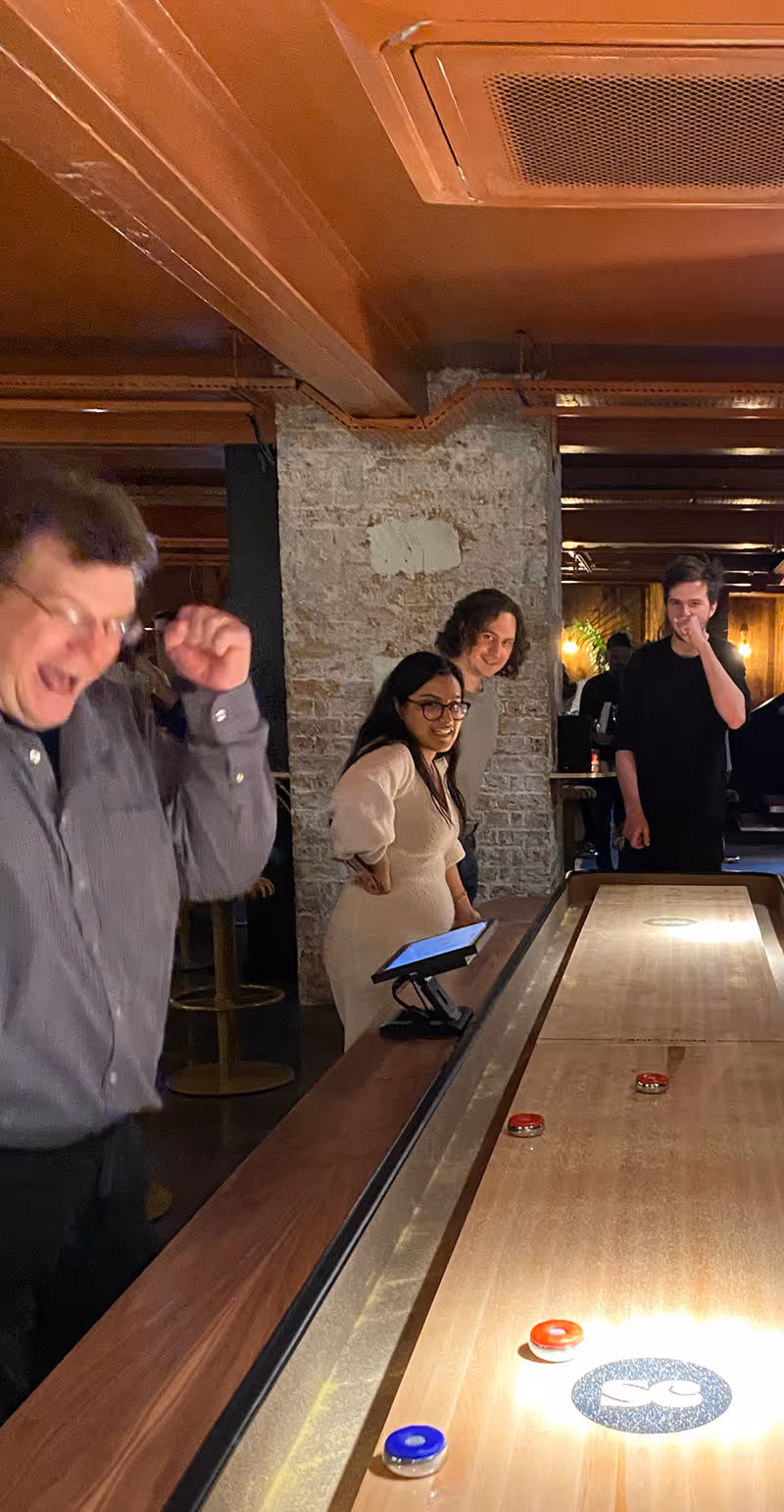People playing games.