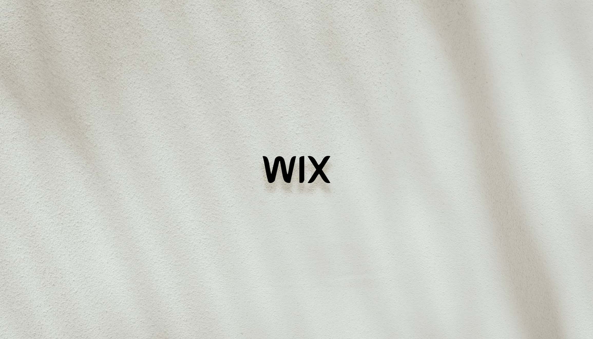 Mot “Wix” sur fond clair symbolisant la simplicité et la flexibilité d’un site professionnel pour thérapeutes