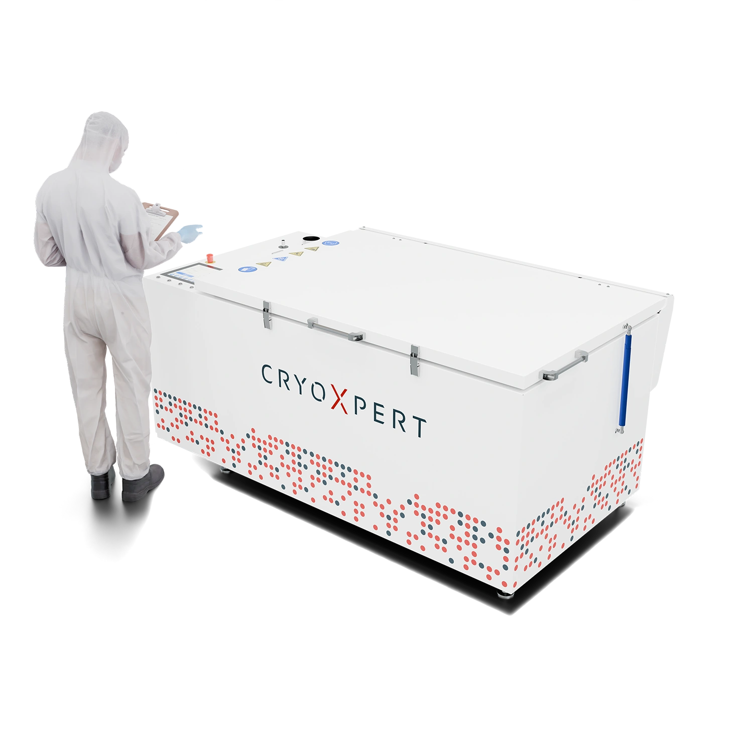 CryoXpert controlled rate chest freezer for handling biopharma materials