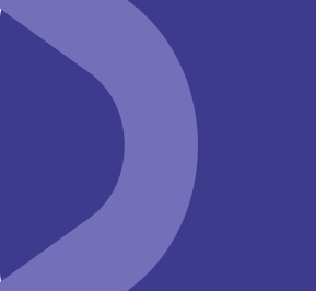 Abstract geometric design with overlapping blue and purple shapes creating a curved pattern.