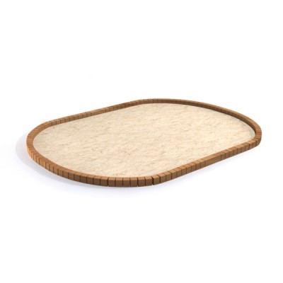 obrzeże do piaskownicy z drewna