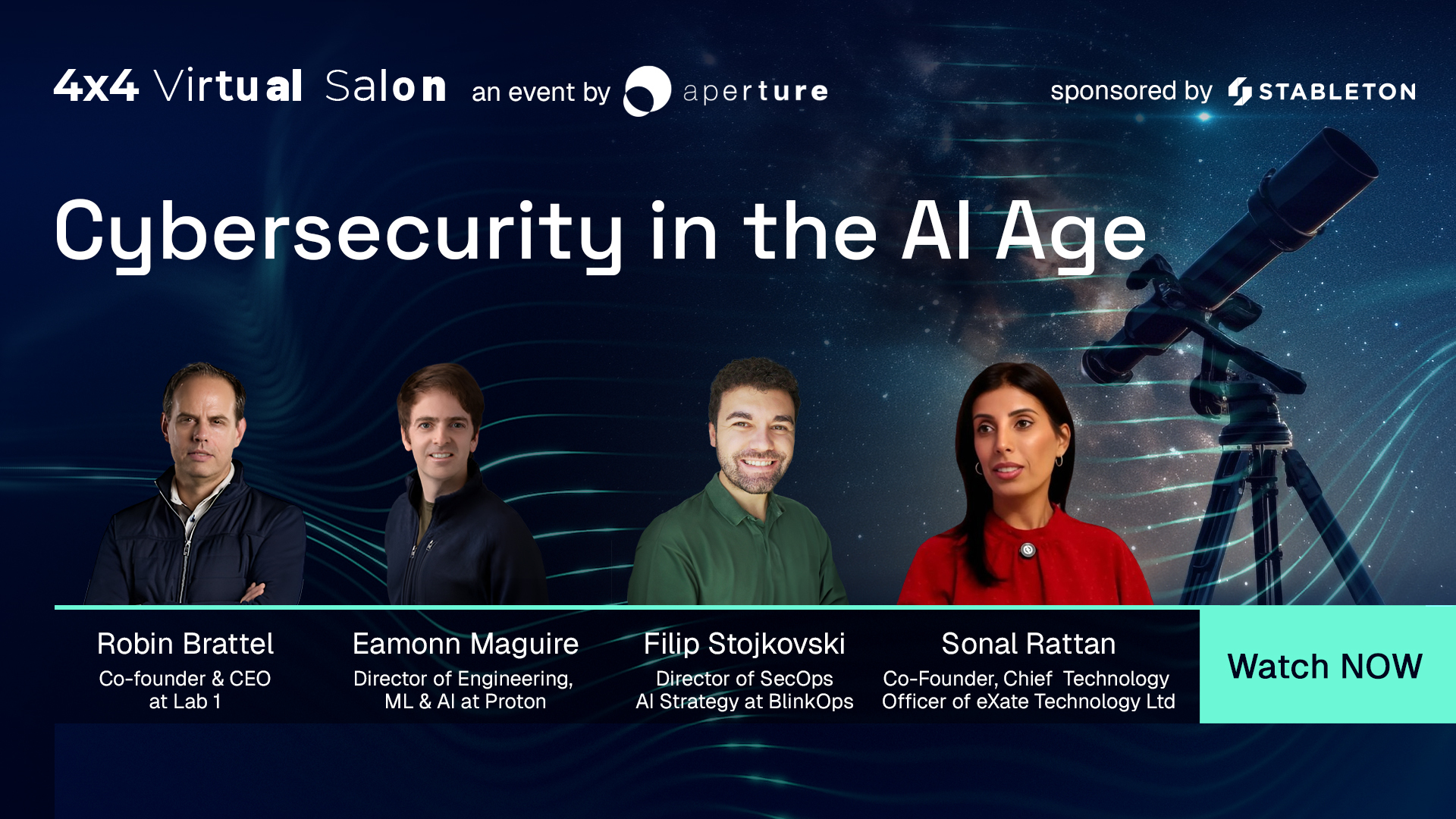 Staying Ahead of the Threat Actors: Cybersecurity in the AI Age