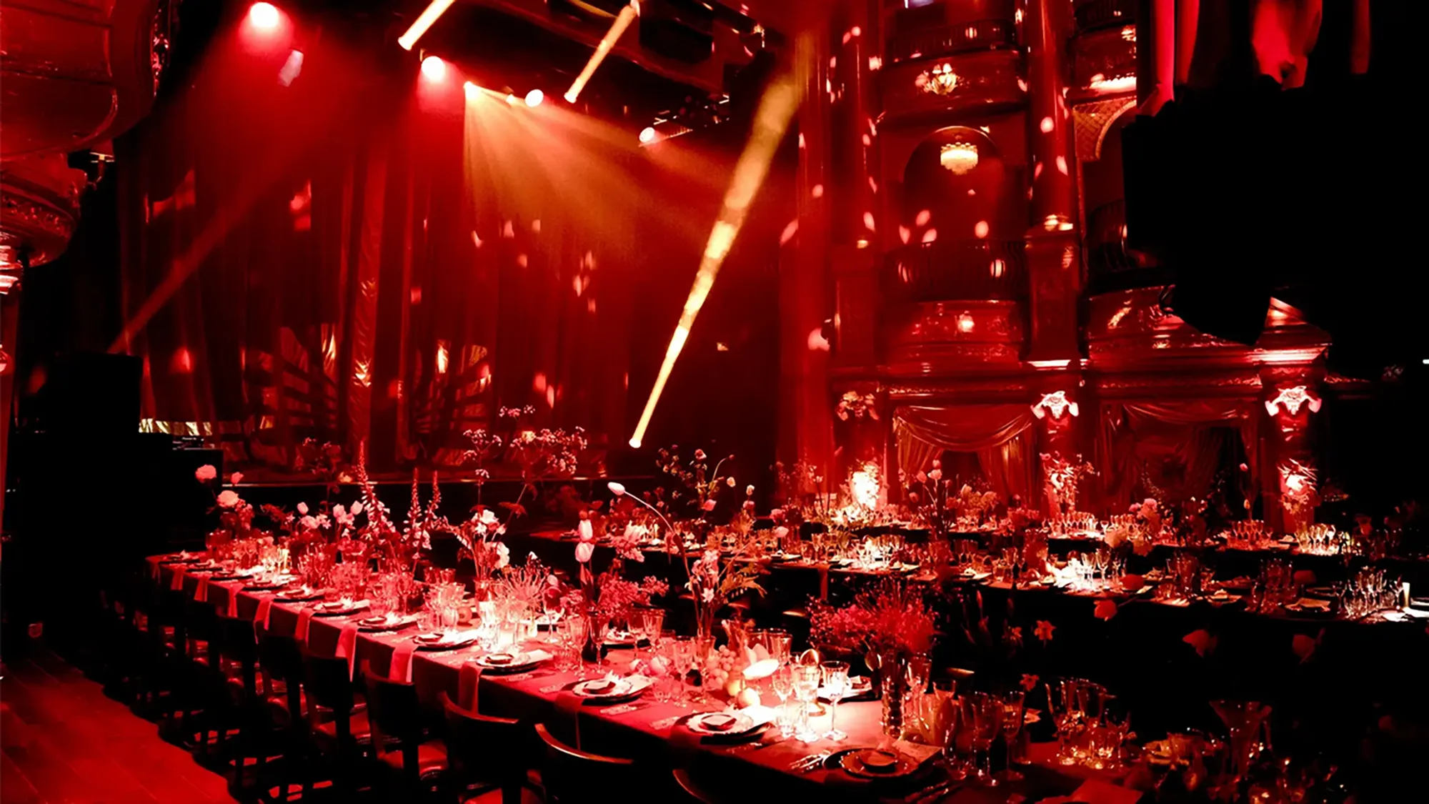 A table setting inside Koko
