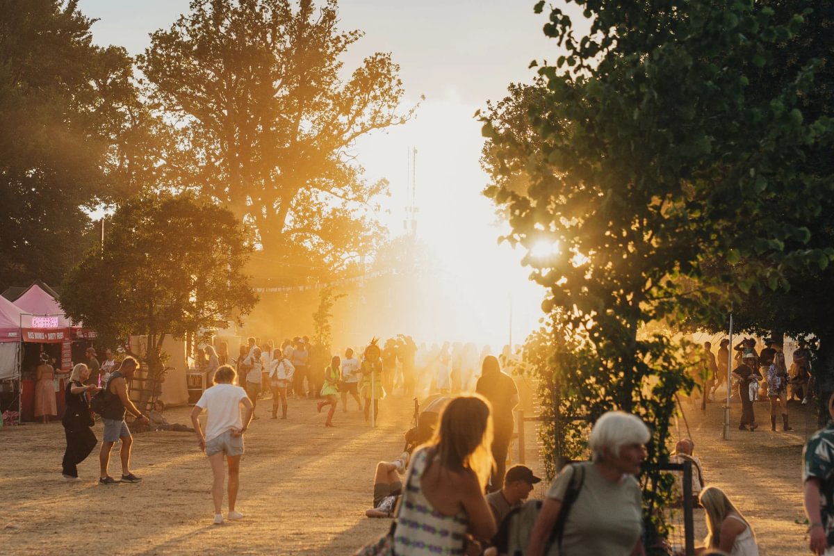 An increible line-up of food traders at Wilderness Festival