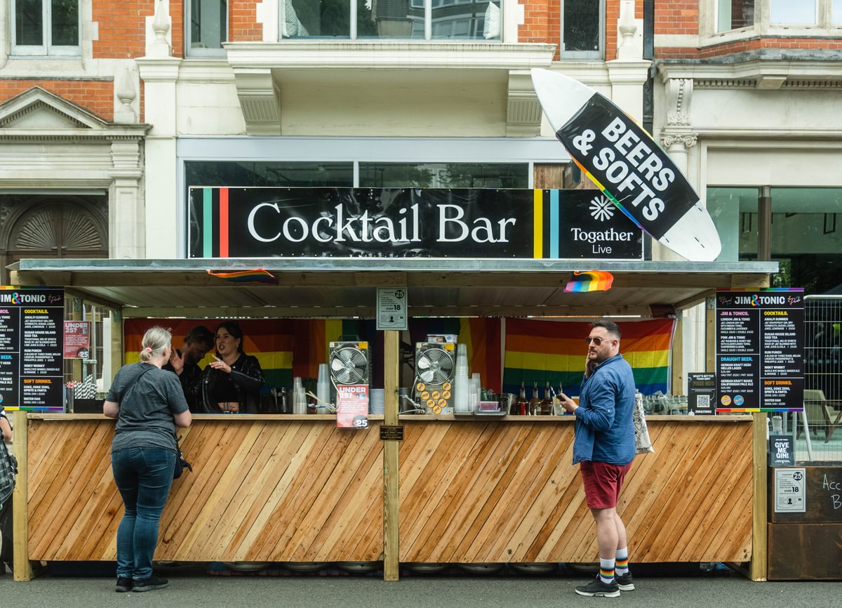 Complex Bar setups in public areas attracting millions