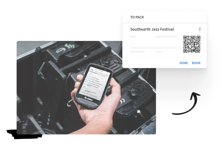 Book and return equipment from multiple locations to events-EN