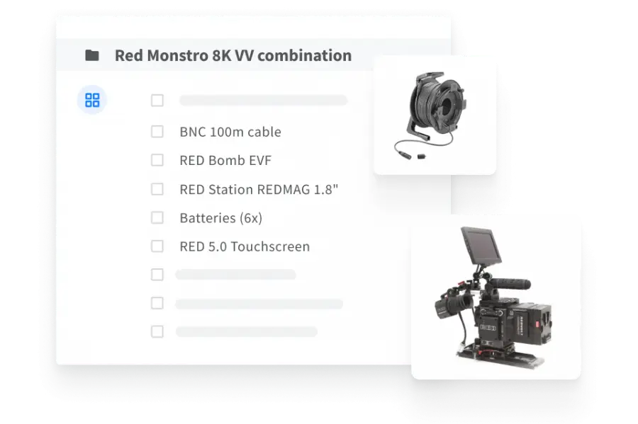 Camera kits and flypacks