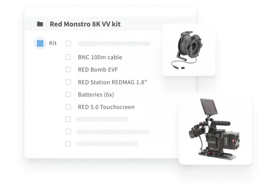 Camera kits and flypacks