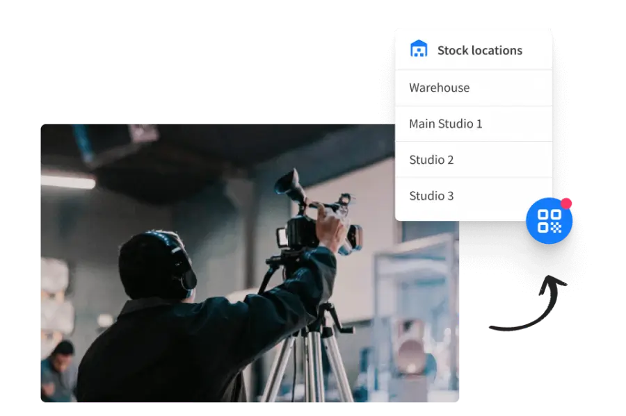 Manage equipment across different broadcasting studios