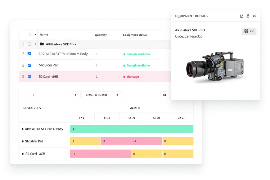 Schedule and communicate with crew