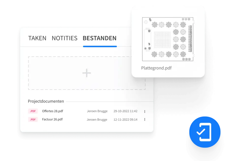 Toegang tot projectbestanden van overal