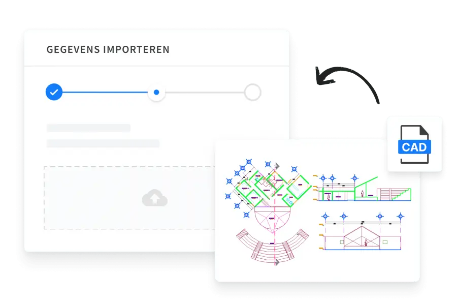 CAD-ontwerpen importeren in projecten
