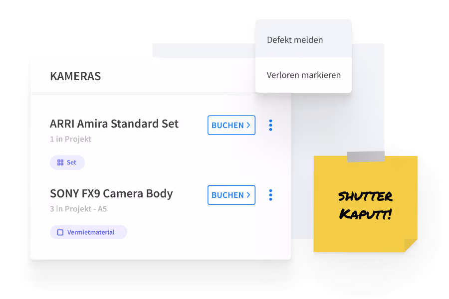 Behalte den Überblick über Reparaturen