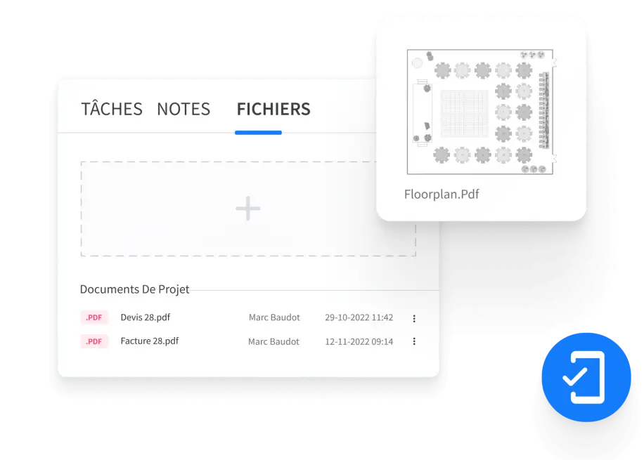 Accédez aux documents de projet où que vous soyez
