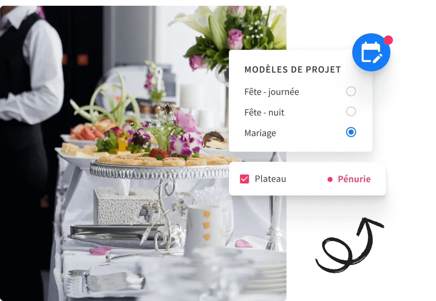 Logiciel de gestion de réceptions & de restauration