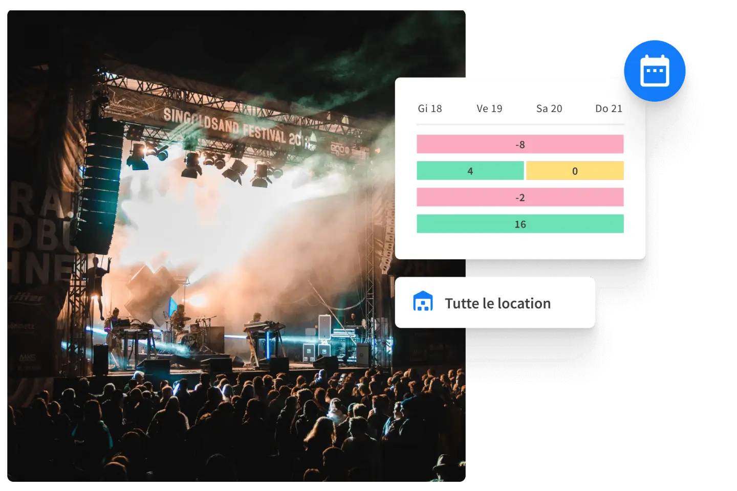 Software gestionale per produzione eventi e AV