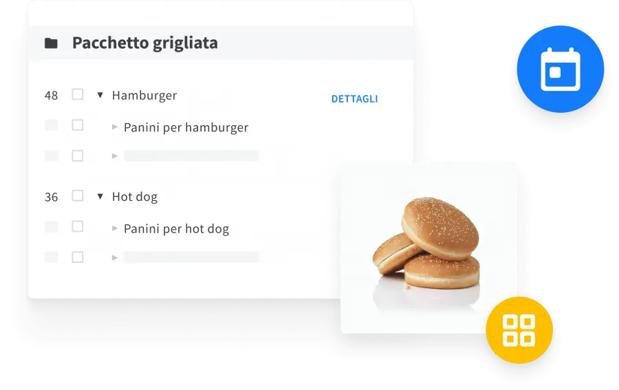 Crea dei pacchetti per più articoli