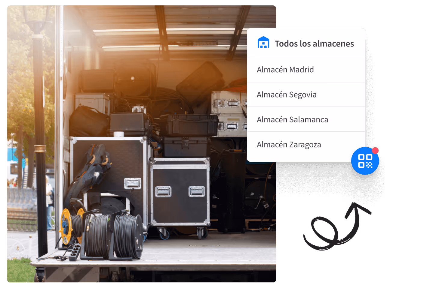 Multiple warehouse management software-ES