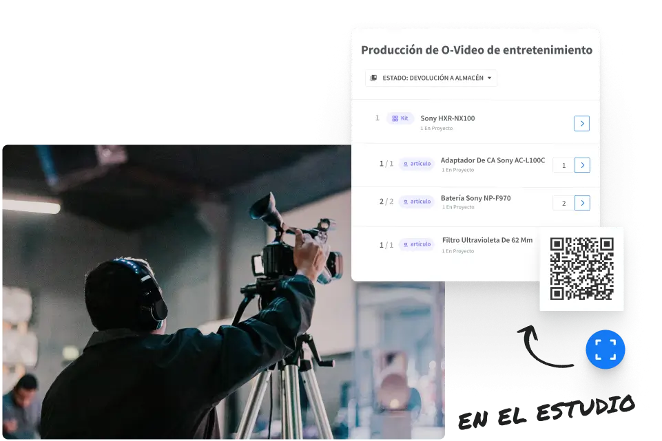 Manage equipment across different  broadcasting studios ES