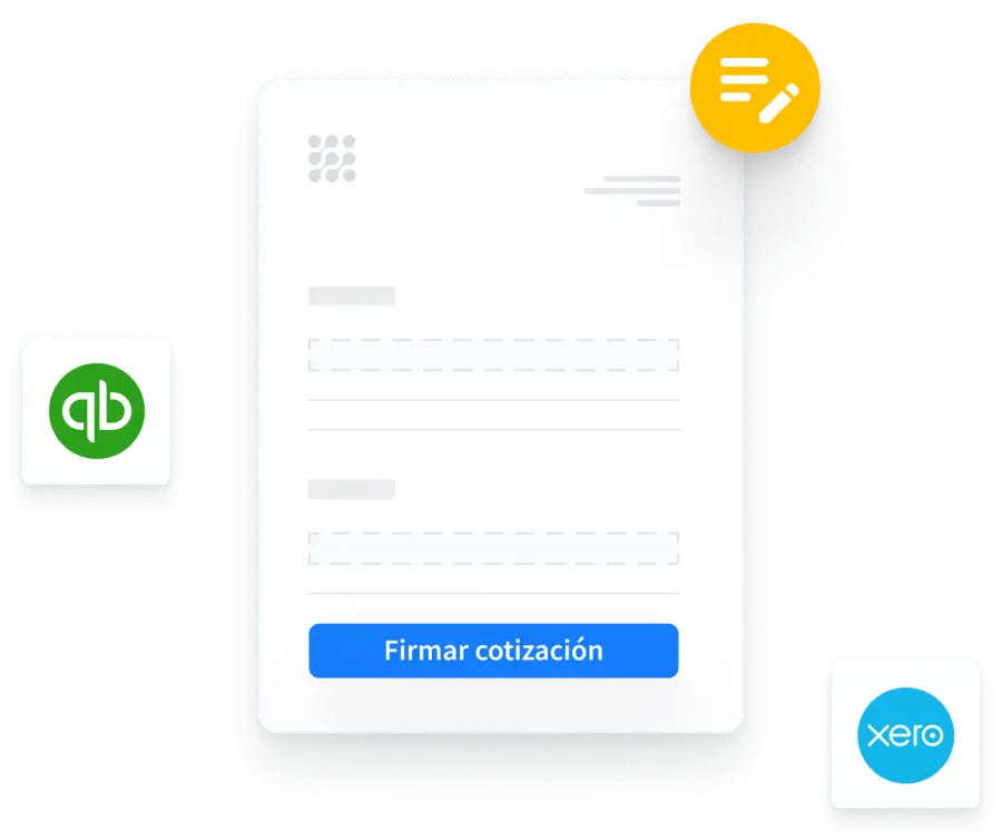 Firmar cotización