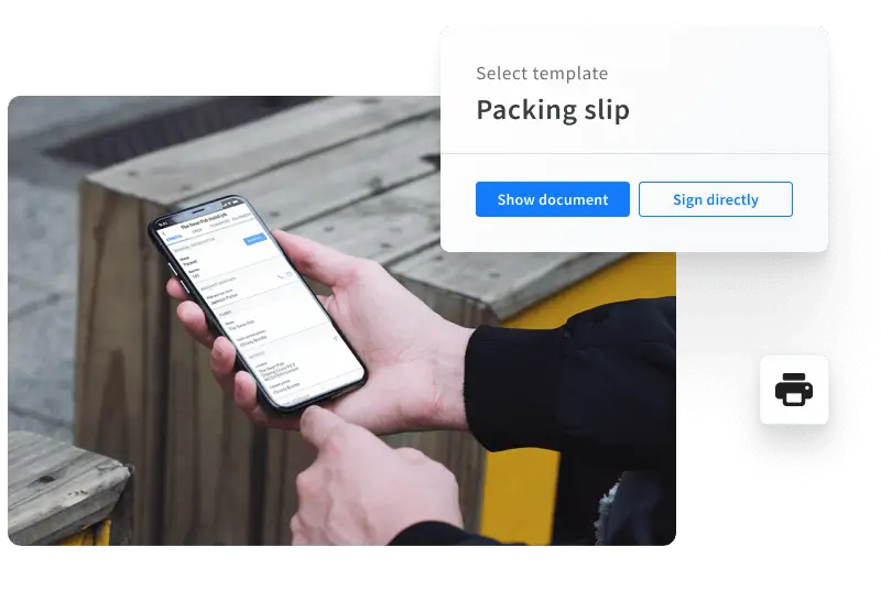On the go document creation and signing-EN