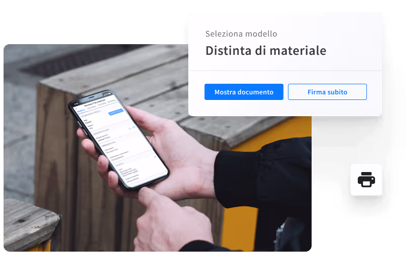 On the go document creation and signing-IT
