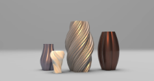 Modern Wave Bookshelf by configurator.tech