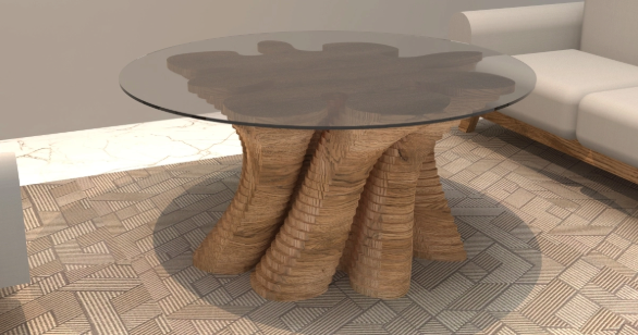 HexaSpiral Staircase by configurator.tech 