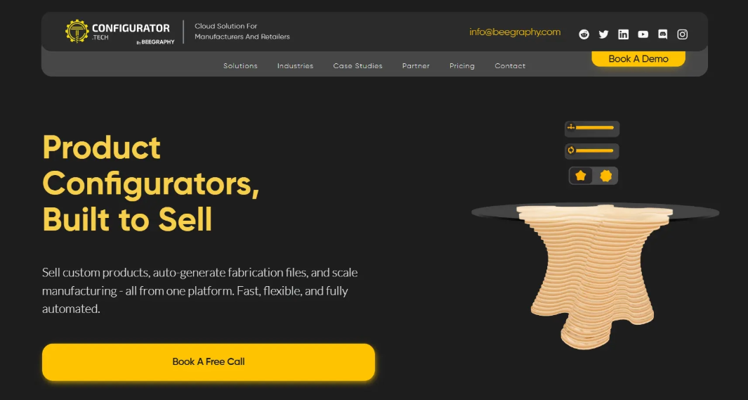 Configurator.tech by BeeGraphy