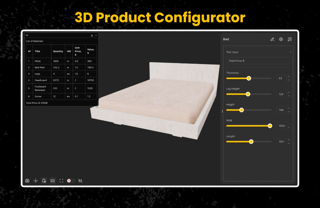 3D Product Configurator