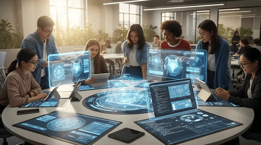 humans working with AI