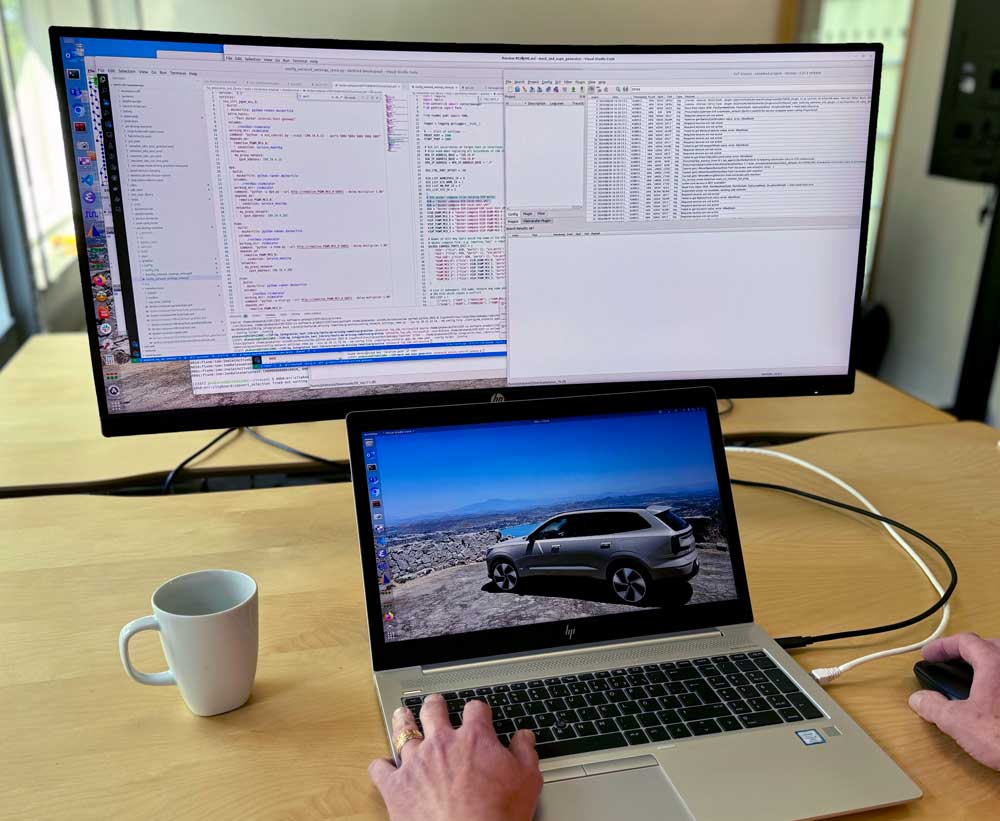 Developer at Volvo Cars using RemotiveTopology to virtually test Usage Mode Driving