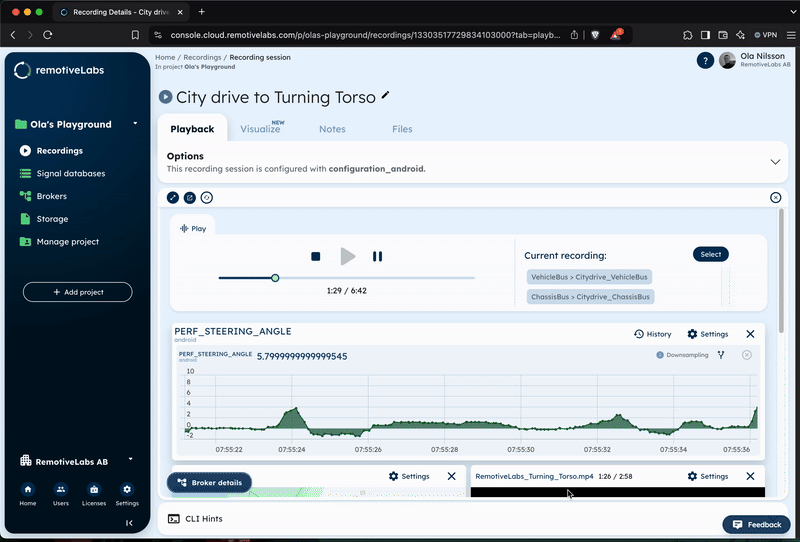 CLI and RemotiveCloud steps to connect to the AAOS Emulator